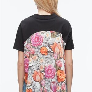 3.1 Phillip Lim Short Sleeve Tee with Floral Collage Combo